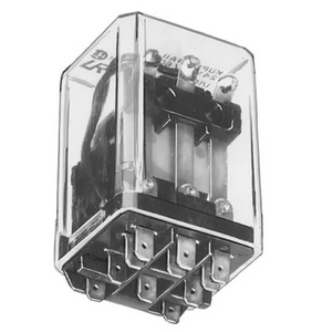 KUP-14A55-24 - POWER RELAY, 3PDT, 24 VAC, 10 A, KUP SERIES, PANEL MOUNT, NON LATCHING