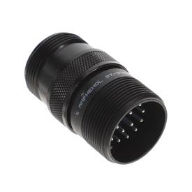 97-3101A-20-29P - CIRCULAR CONNECTOR, 97 SERIES, CABLE MOUNT RECEPTACLE, 17 CONTACTS, SOLDER PIN, THREADED, 20-29