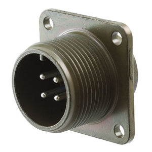 97-3102A-14S - CIRCULAR SHELL, MIL-C-5015 EQUIVALENT, 97 SERIES, WALL MOUNT RECEPTACLE, SIZE 14S INSERTS