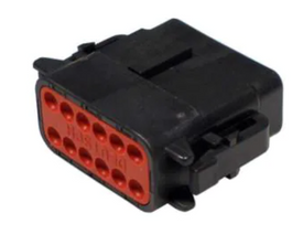 DTM06-12SB-EE04 - TE CONNECTIVITY / DEUTSCH AUTOMOTIVE CONNECTORS 12P SZ 20 DTM PLUG