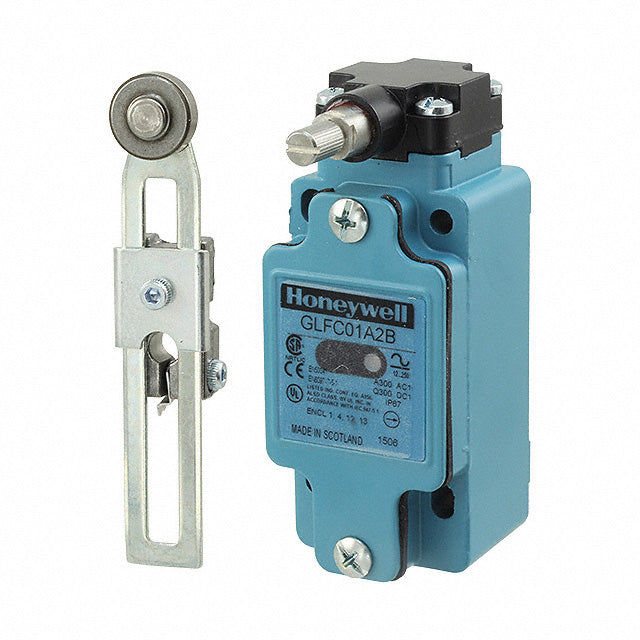 GLFA01A2B - LIMIT SWITCH, SIDE ROTARY ROLLER, SPDT, 6 A, 120 V, 0.33 N-M, GLF SERIES