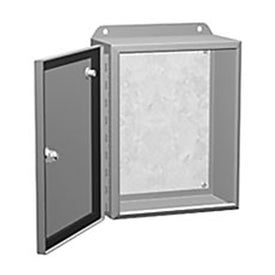 EJ14128 - METAL ENCLOSURE, ECLIPSE JUNIOR SERIES, PANEL, ELECTRICAL / INDUSTRIAL, STEEL, 355.6 MM, 305 MM