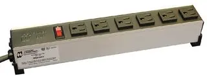 1584H8A1 - POWER DISTRIBUTION, HEAVY DUTY, 8 OUTLETS, 120 V, 15 A, 419 MM, 54 MM, 1.83 M