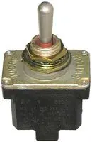 1NT1-7 - TOGGLE SWITCH, (ON)-OFF-(ON), SPDT, NON ILLUMINATED, NT SERIES, 10 A, PANEL MOUNT