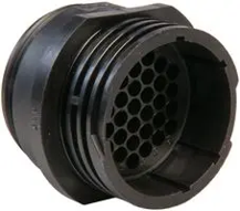 206151-2 - CIRCULAR CONNECTOR, CPC SERIES 1, CABLE MOUNT RECEPTACLE, 37 CONTACTS, THERMOPLASTIC BODY