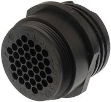 Load image into Gallery viewer, 206151-2 - CIRCULAR CONNECTOR, CPC SERIES 1, CABLE MOUNT RECEPTACLE, 37 CONTACTS, THERMOPLASTIC BODY