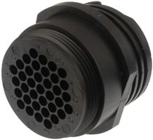 206151-2 - CIRCULAR CONNECTOR, CPC SERIES 1, CABLE MOUNT RECEPTACLE, 37 CONTACTS, THERMOPLASTIC BODY